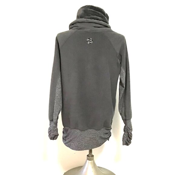 Lululemon Don’t Hurry Be Happy Pullover Coal / Heathered Coal Size 6 - Picture 4 of 14